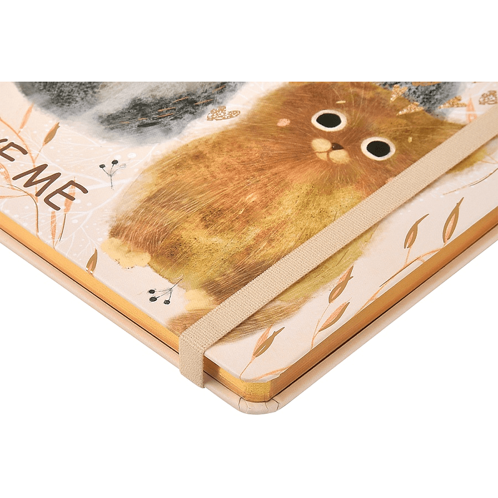 Еженедельник недатированный "Love me", А5, 144 страниц, линованный, бежевый - 3