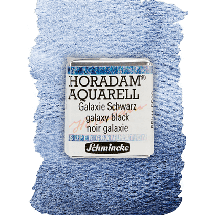 Краски акварельные "Schmincke Horadam", 975 черный galaxy, полукювета - 2