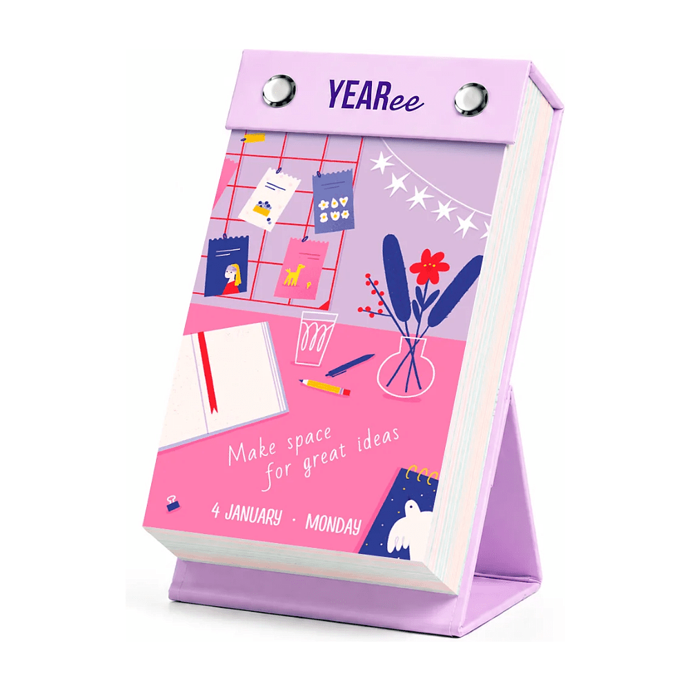 Календарь настольный на английском языке Yearee "Каждый твой день", 9x15 см, 2027 - 7