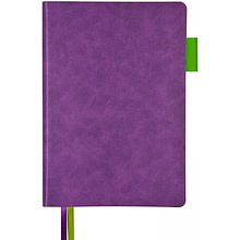  Ежедневник недатированный "Boston", A5,  272 страницы, фиолетовый