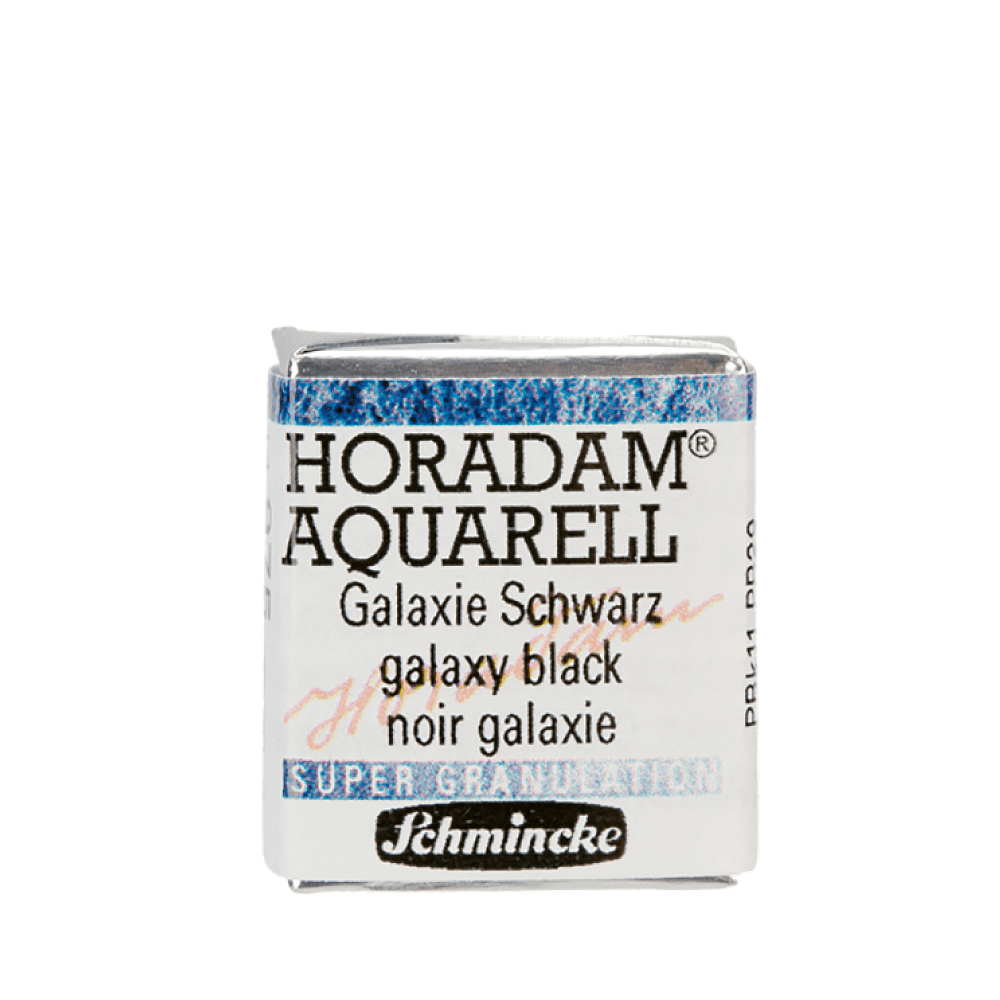 Краски акварельные "Schmincke Horadam", 975 черный galaxy, полукювета