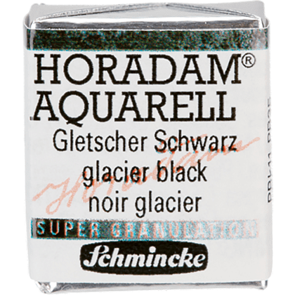 Краски акварельные "Schmincke Horadam", 965 черный glacier, полукювета