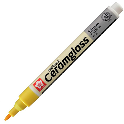 Маркер для стекла и керамики "Pen-Touch CeramGlass" Fine, 1 мм, желтый