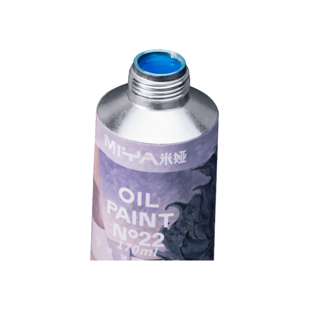 Краски масляные "HIMI.MIYA", белила титановые, 170 мл., туба - 6