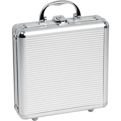 Игра настольная "Покер" в металлическом кейсе (2 колоды карт, фишки 100 штук, 5 кубиков) - 4