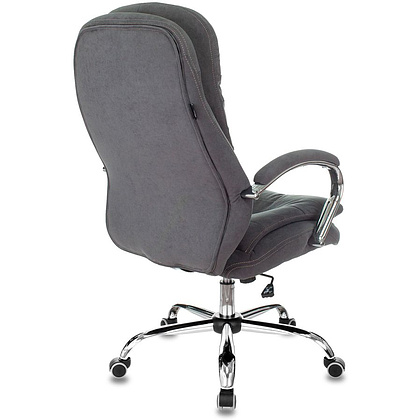 Кресло руководителя "Бюрократ T-9950SL Fabric", ткань, металл, серый - 4