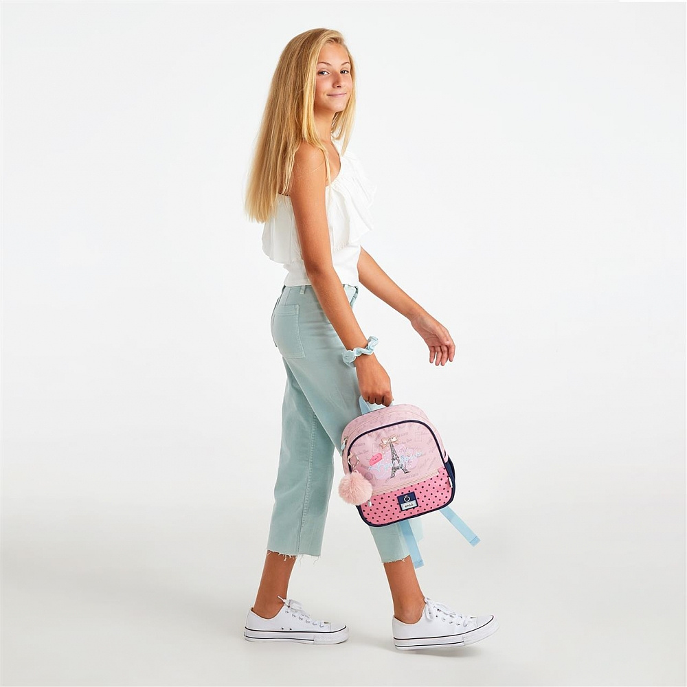 Рюкзак детский "Bonjour", XS, 25 см, голубой, розовый - 5