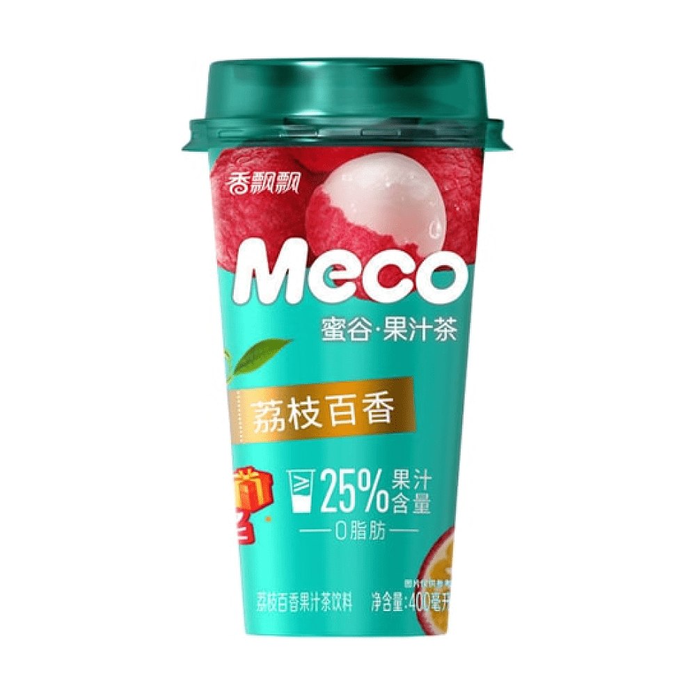 Напиток "MECO", вкус личи и маракуя, 0.4 л