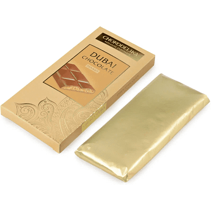 Шоколад молочный "Dubai Peanut" с начинкой из арахиса, 50 гр - 3
