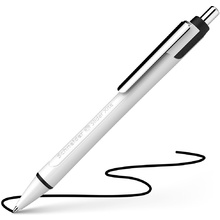Ручка шариковая автоматическая "Schneider Slider Xite", белый, синий, стерж. черный