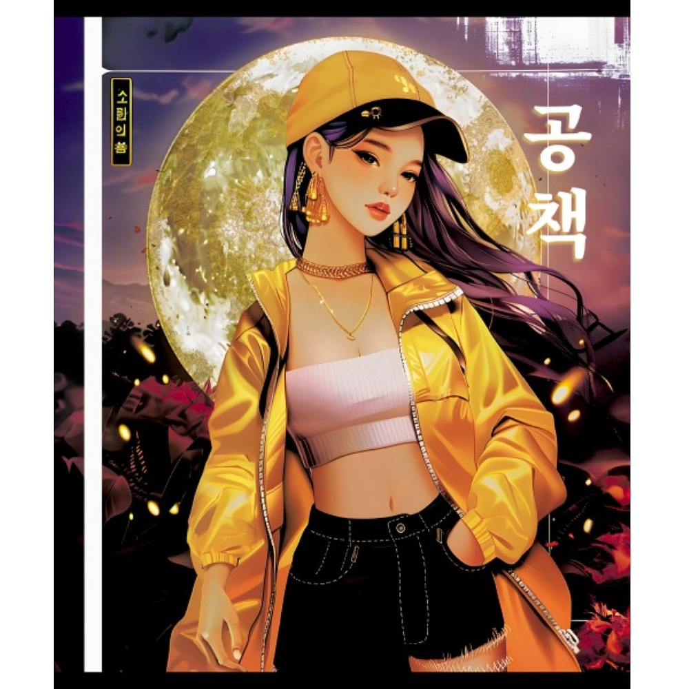 Тетрадь "Поп", А5, 48 листов, клетка, ассорти - 3