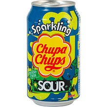 Напиток Chupa Chups "Sparkling", вкус кислой черники 0.345 л