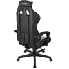 Кресло игровое Zombie GAME TETRA, экокожа, пластик, черный, красный - 4