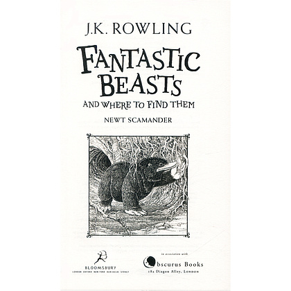 Книга на английском языке "Fantastic Beasts and Where to Find", Rowling J.K.  - 3