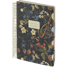 Книга записная "Flora. Лесные ягоды", В5, 120 листов, клетка, линейка, точка, черный