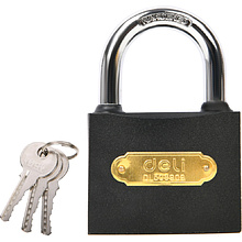 Замок навесной "Deli 508909", 75 мм