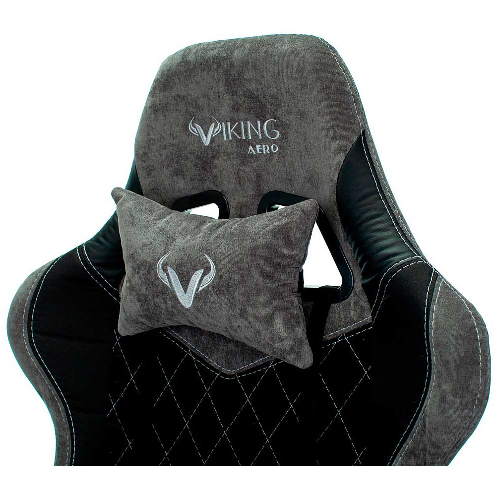 Кресло игровое Бюрократ "VIKING 7 KNIGHT", металл, ткань, черный - 6
