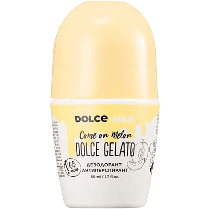 Дезодорант-антиперспирант шариковый DOLCE MILK GELATO "Дыня-богиня", 50 мл