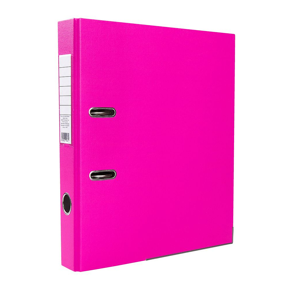 Папка-регистратор "OfficeStyle", А4, 50 мм, ПВХ Эко, светло-розовый
