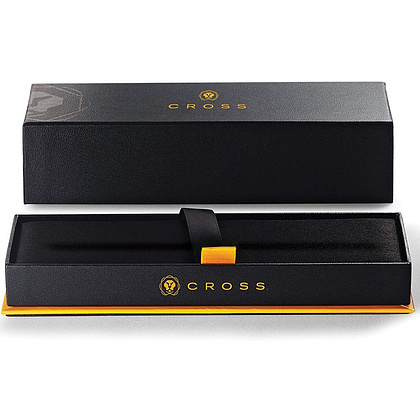 Ручка-роллер "Cross Classic Century", 0.7 мм, черный, золотистый, стерж. черный - 3