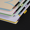 Блокнот "Doodle yellow paper", А5, 96 листов, фиолетовый, срез желтый - 7