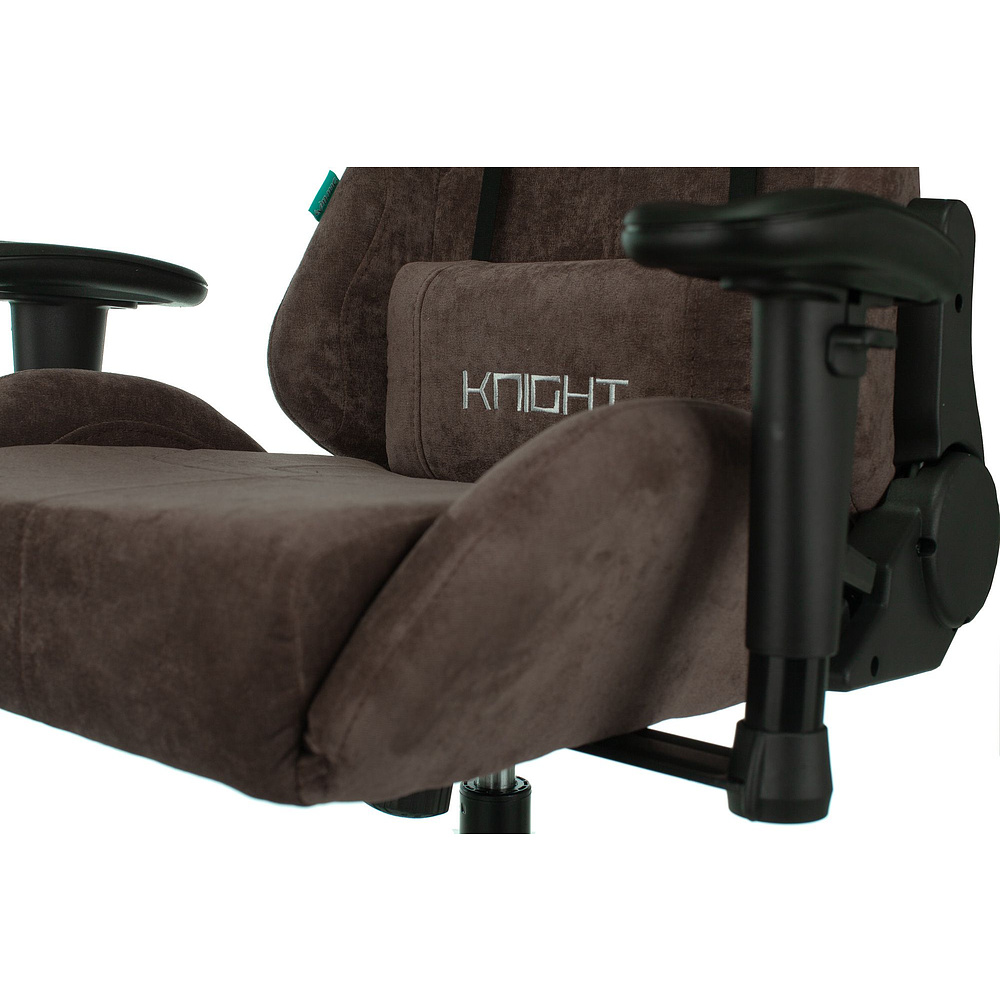 Кресло игровое Бюрократ VIKING KNIGHT Light-10, ткань, металл, темно-коричневый  - 13