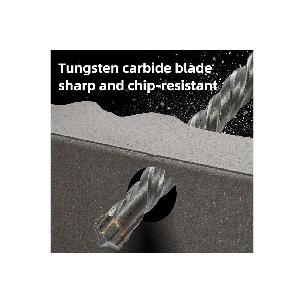 Бур по бетону Deli YS EDH-YCZ16014-E1, 14x160 мм, X-Tip, SDS-PLUS - 7 Бур по бетону Deli YS EDH-YCZ16014-E1, 14x160 мм, X-Tip, SDS-PLUS - 7