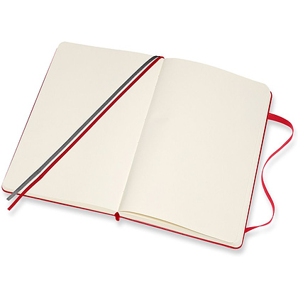 Блокнот "Classic Expended Large", А5, 200 листов, нелинованный, красный - 4