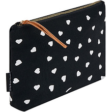 Косметичка "Black&White. Сердечки"