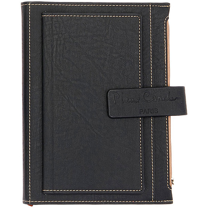 Книга записная "Pierre Cardin", А5, 256 листов, линованный, черный, -30%