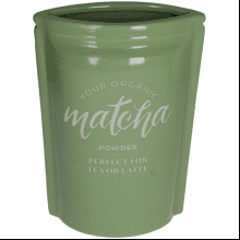 Ваза керамическая "Matcha", 16х9х22.5 см, зеленый