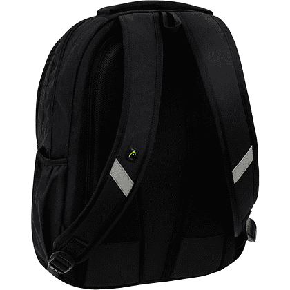 Рюкзак для учащихся начальных классов "Black Green/Blue", черный - 4
