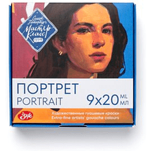 Краски гуашевые "Мастер-класс портрет", 9 цветов, 20 мл, банки