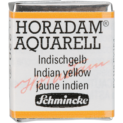 Краски акварельные "Schmincke Horadam", 220 индийский желтый, полукювета