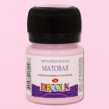 Краска акриловая матовая "Декола", 370 сакура, 20 мл., банка