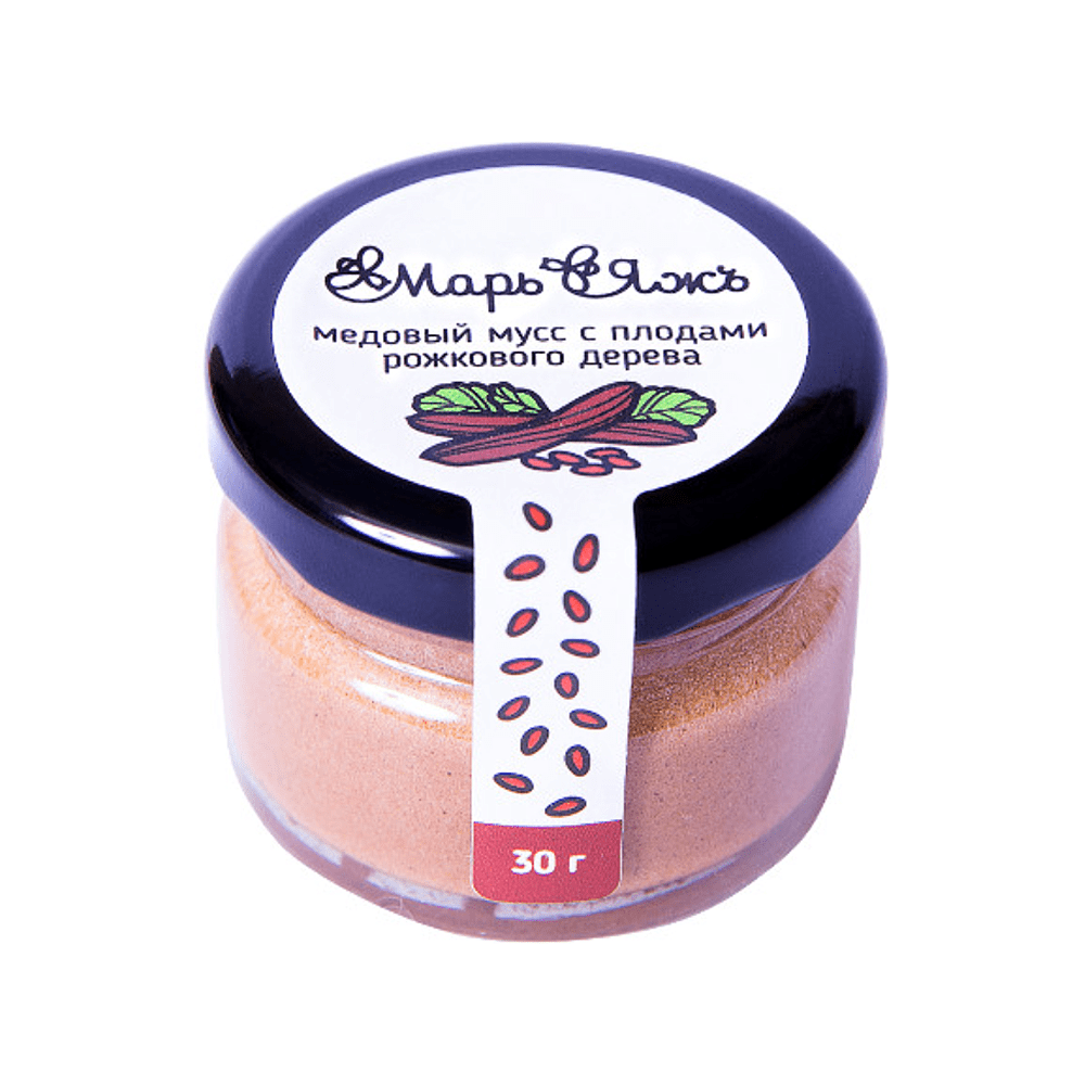 Медовый мусс "МарьЯжъ" с плодами рожкового дерева, 30 гр 