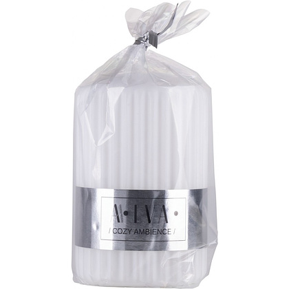 Свеча декоративная "Цилиндр Donau Home Alva", 60х60х90 мм, белый - 2