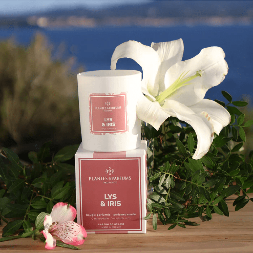 Свеча ароматическая PLANTES&PARFUMS "Lily & Iris", 180 гр - 2