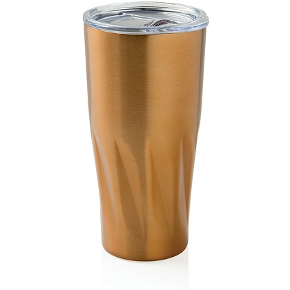 Кружка термическая "Copper", металл, пластик, 500 мл, золотистый