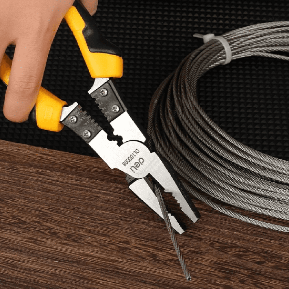 Плоскогубцы Deli YS EDL100008, многофункциональные, 215 мм, комбинированные - 4