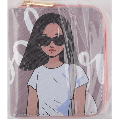 Кошелек "Cool girl", розовый - 5