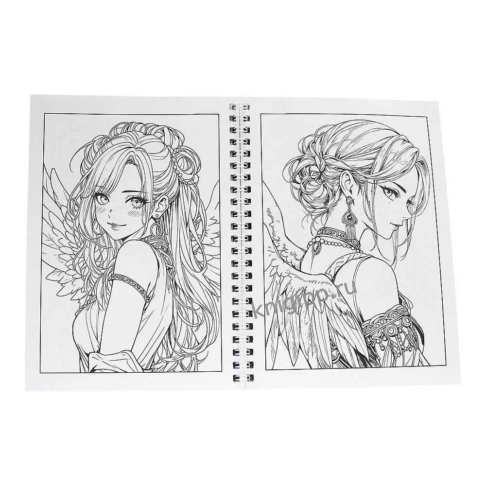 Раскраска антистресс "Девушки. Фэнтези девушки" - 2