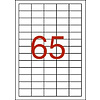 Самоклеящиеся этикетки универсальные "Apli", 38x21.2 мм, 100 листов, 65 шт, белый - 3