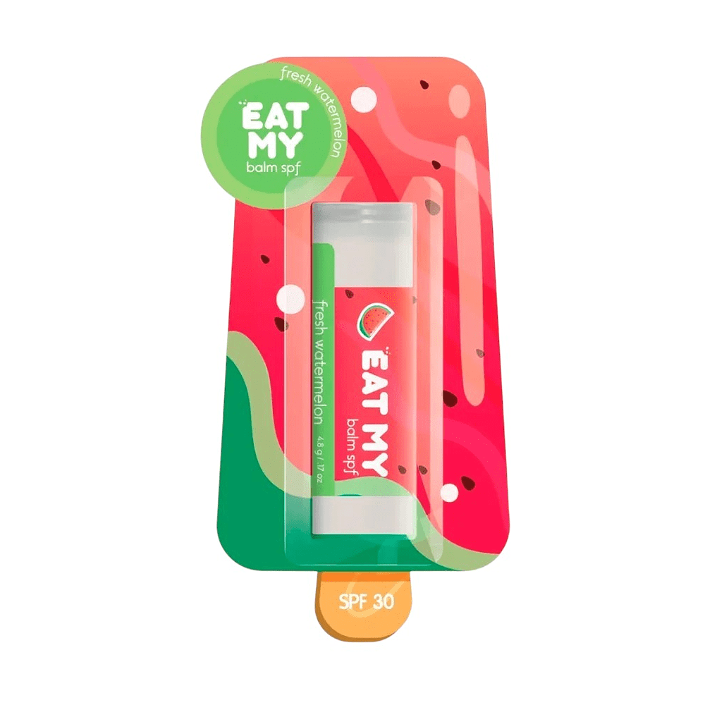 Бальзам для губ "Eat My" SPF 30, аромат свежий арбуз, 4.8 г