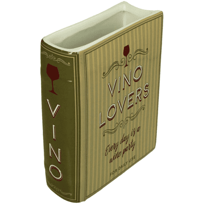 Ваза "Book Vino Lovers", зеленый