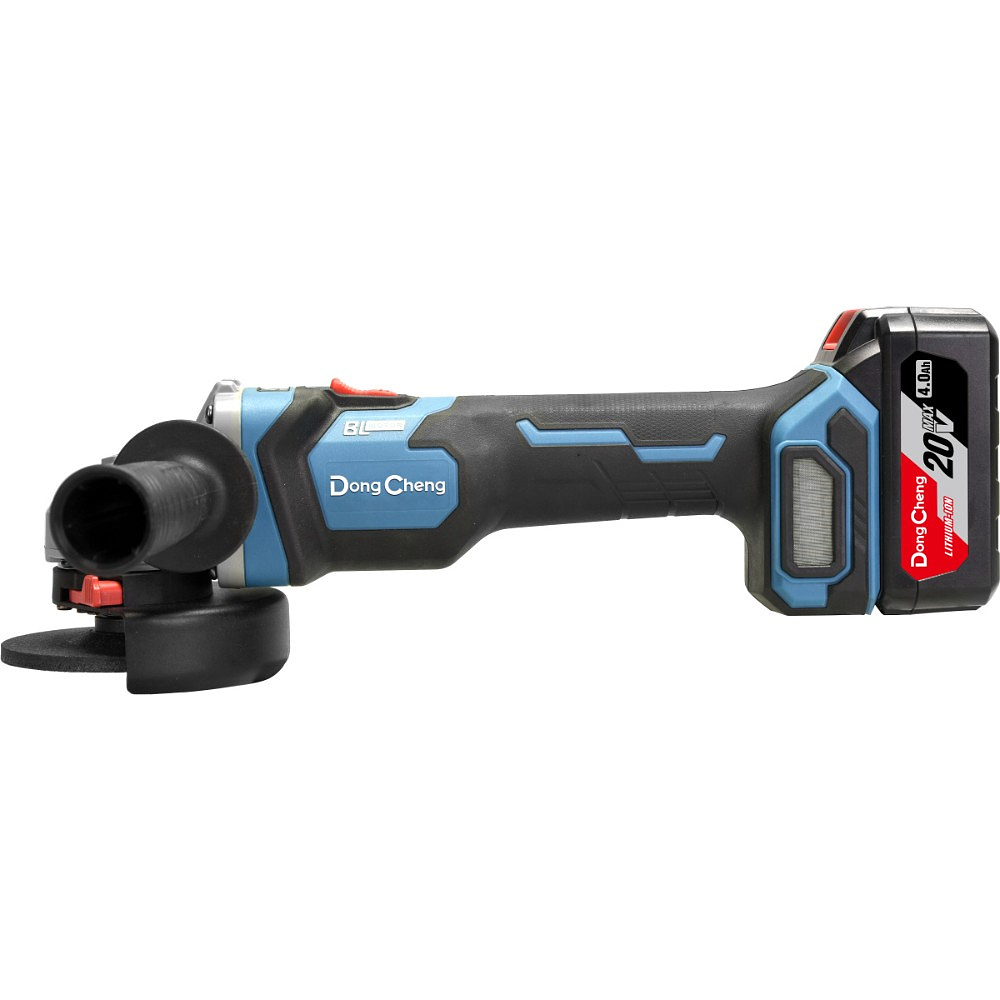 Угловая шлифмашина DongCheng DCSM04-125 (TYPE EM), 125 мм, 2 АКБ, 4 Ач, З/У 2 А - 2 Угловая шлифмашина DongCheng DCSM04-125 (TYPE EM), 125 мм, 2 АКБ, 4 Ач, З/У 2 А - 2