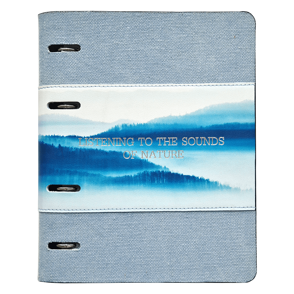 Тетрадь "Nature", А4, 120 листов, клетка, синий