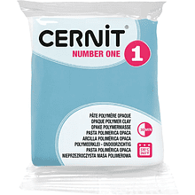 Полимерная глина "Cernit № 1 (Number One)", 56 г, 200 голубой