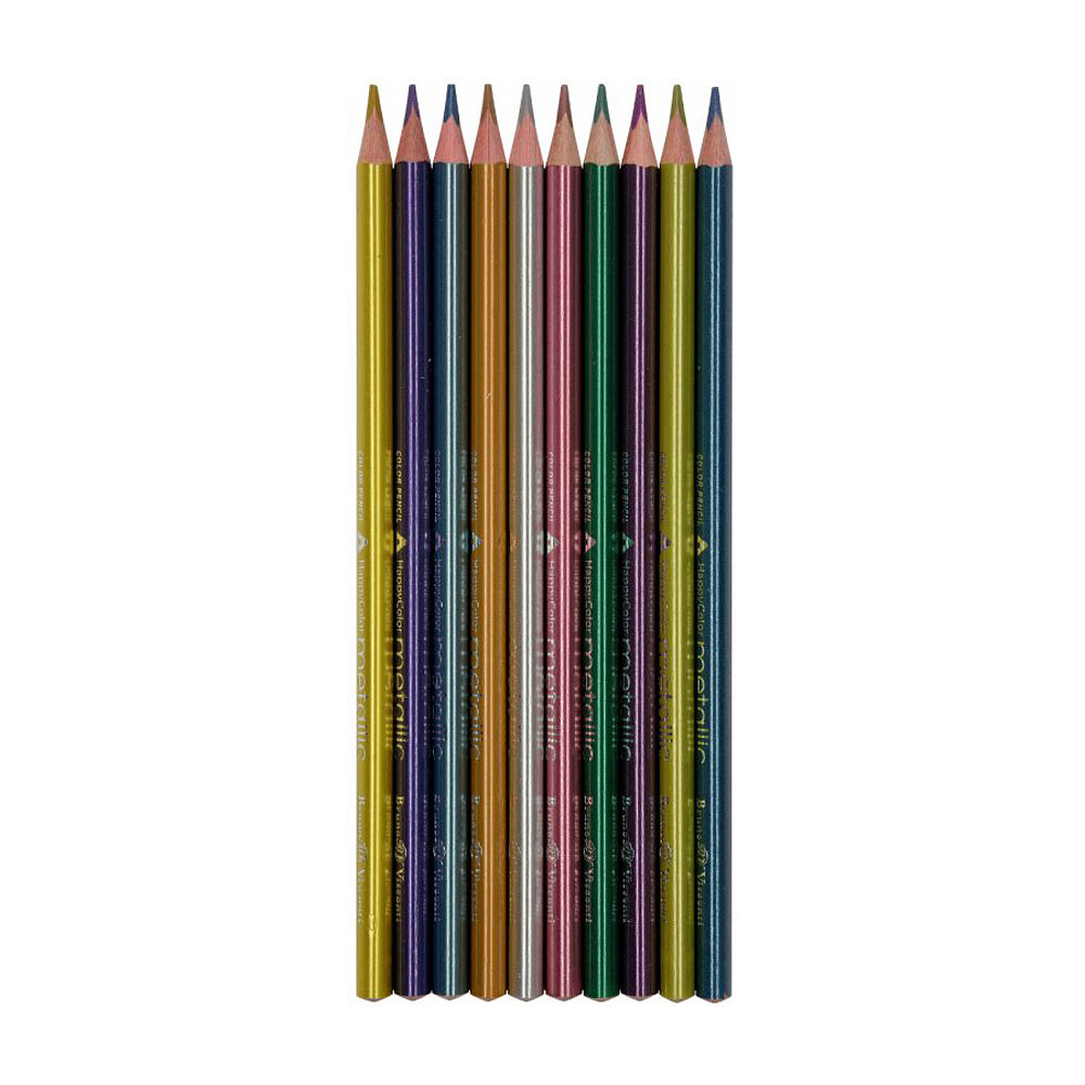Цветные карандаши "Happycolor", 10 цветов, ассорти - 11