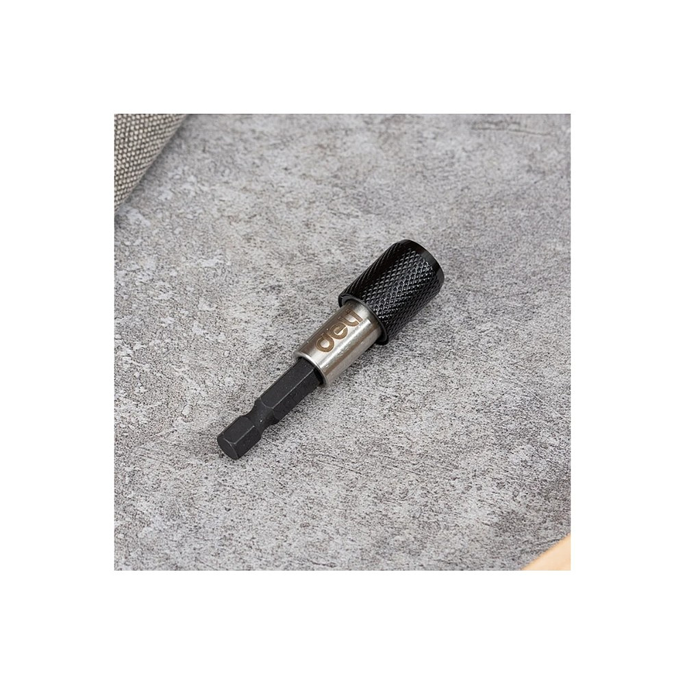 Держатель бит (насадок) Deli YS EDL107401, магнитный, набор 2 шт., 60мм, 1/4", с фиксатором - 5 Держатель бит (насадок) Deli YS EDL107401, магнитный, набор 2 шт., 60мм, 1/4", с фиксатором - 5